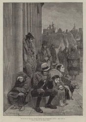 Der Zustand Irlands, Szene vor dem Gerichtsgebäude, Galway